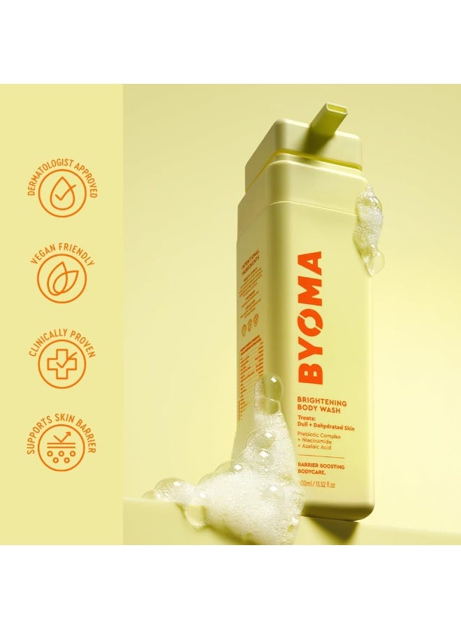 BYOMA Brightening Body Wash (400ml) Treats Dull and Dehydrated Skin, Balances and Repairs the Skin Barrier with Niacinamide and Azelaic Acid - Brightens and Evens Skin Tone - Image 5